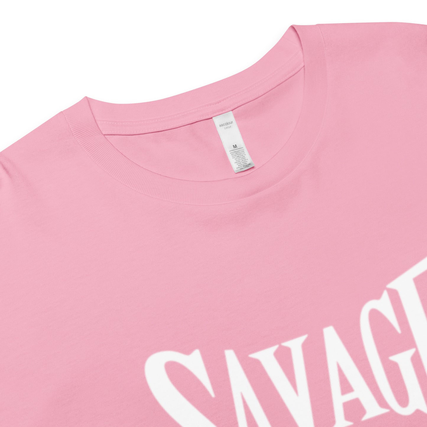 Official Savage 100% Cotton Crop Tee - Pretty Junkie Apparel