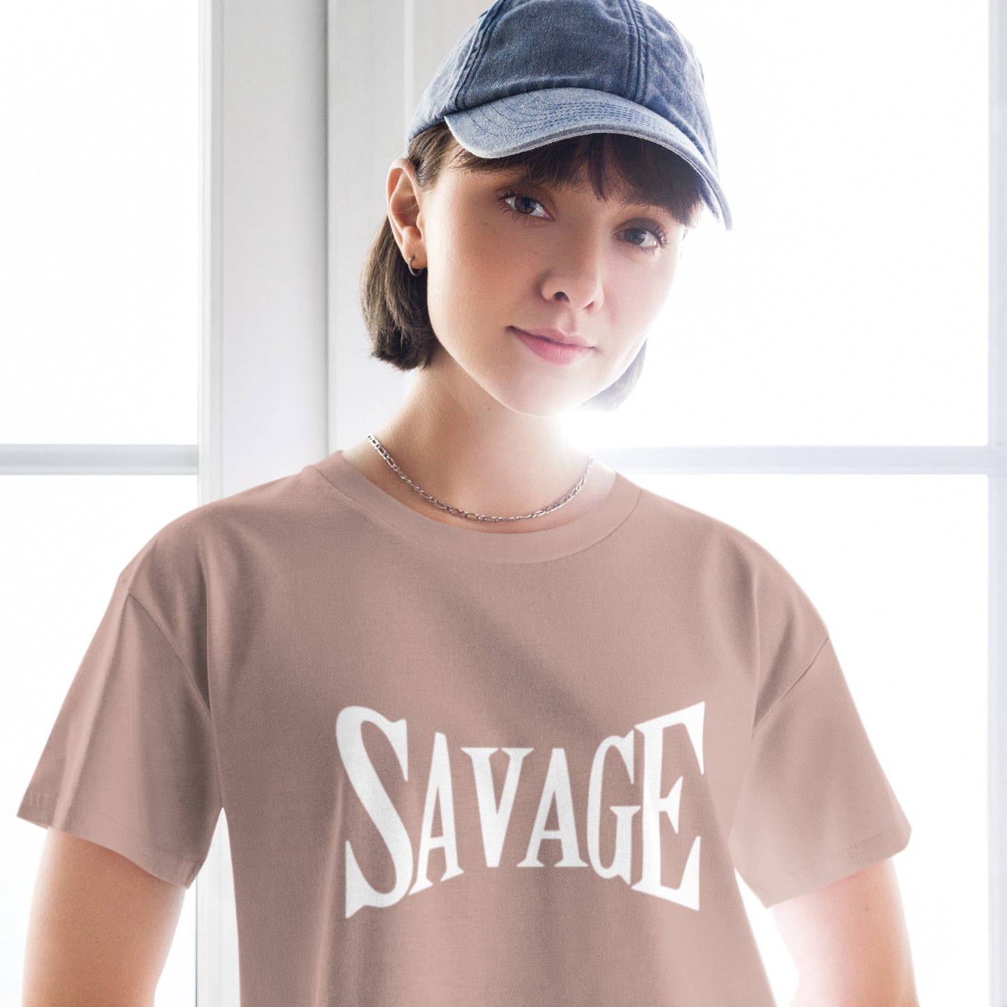 Official Savage 100% Cotton Crop Tee - Pretty Junkie Apparel