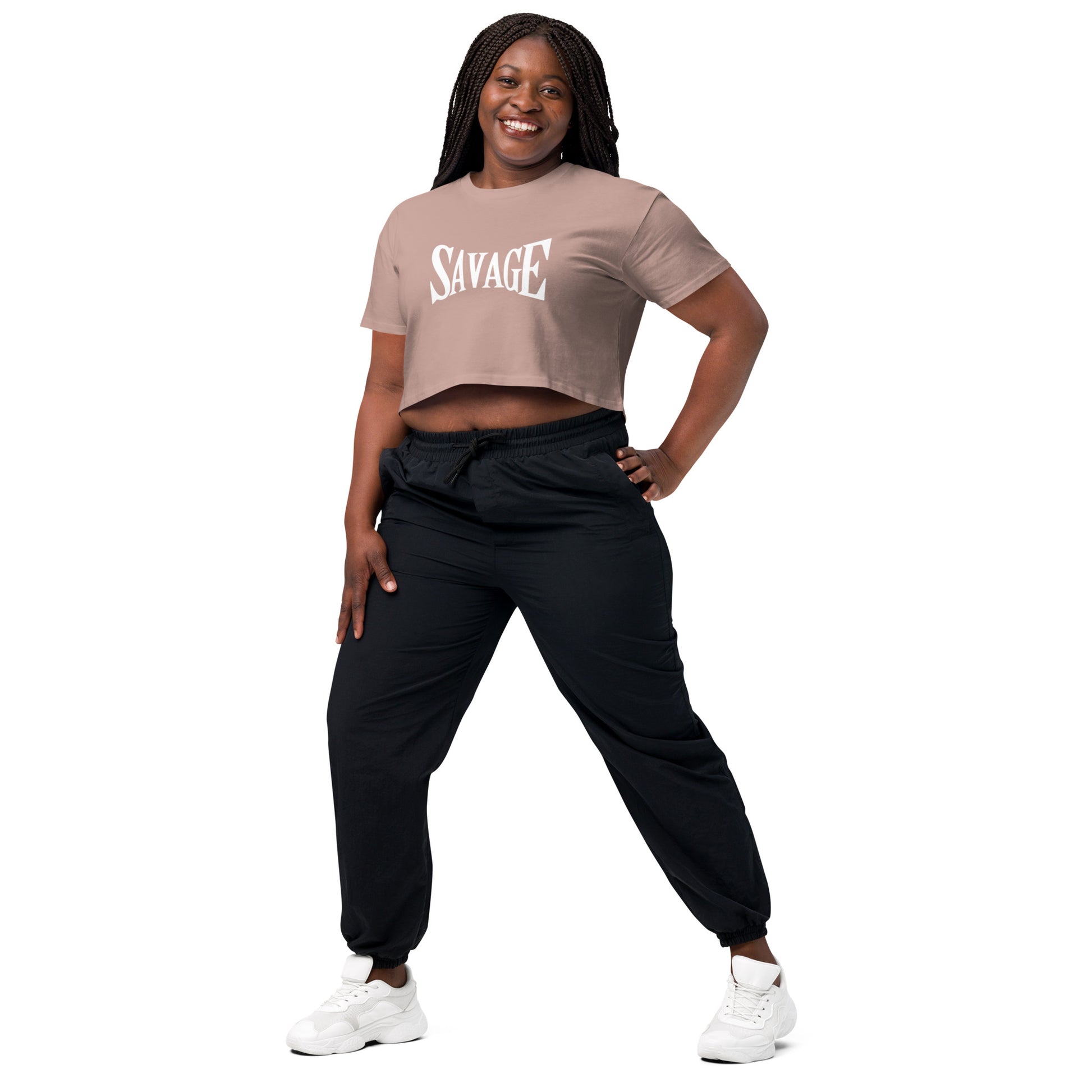 Official Savage 100% Cotton Crop Tee - Pretty Junkie Apparel