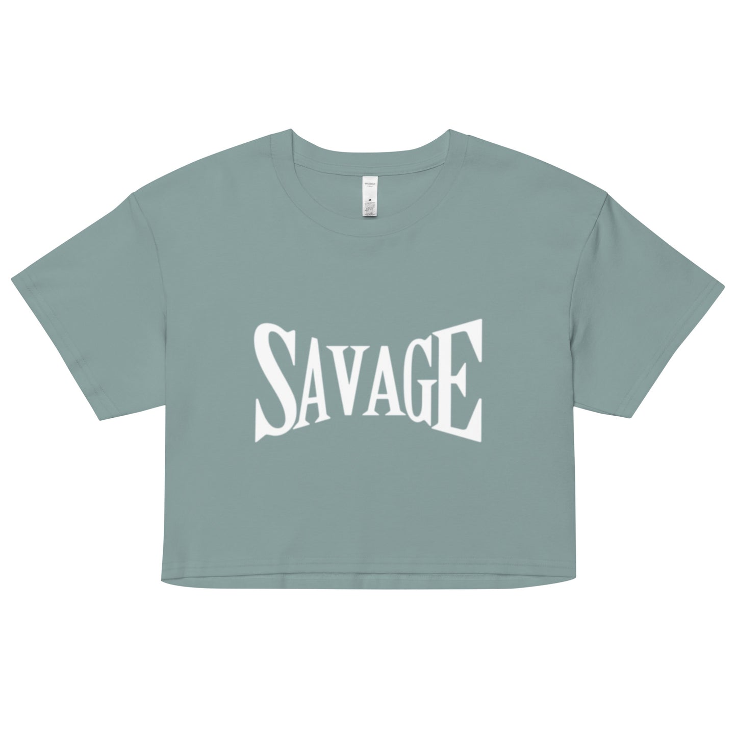 Official Savage 100% Cotton Crop Tee - Pretty Junkie Apparel