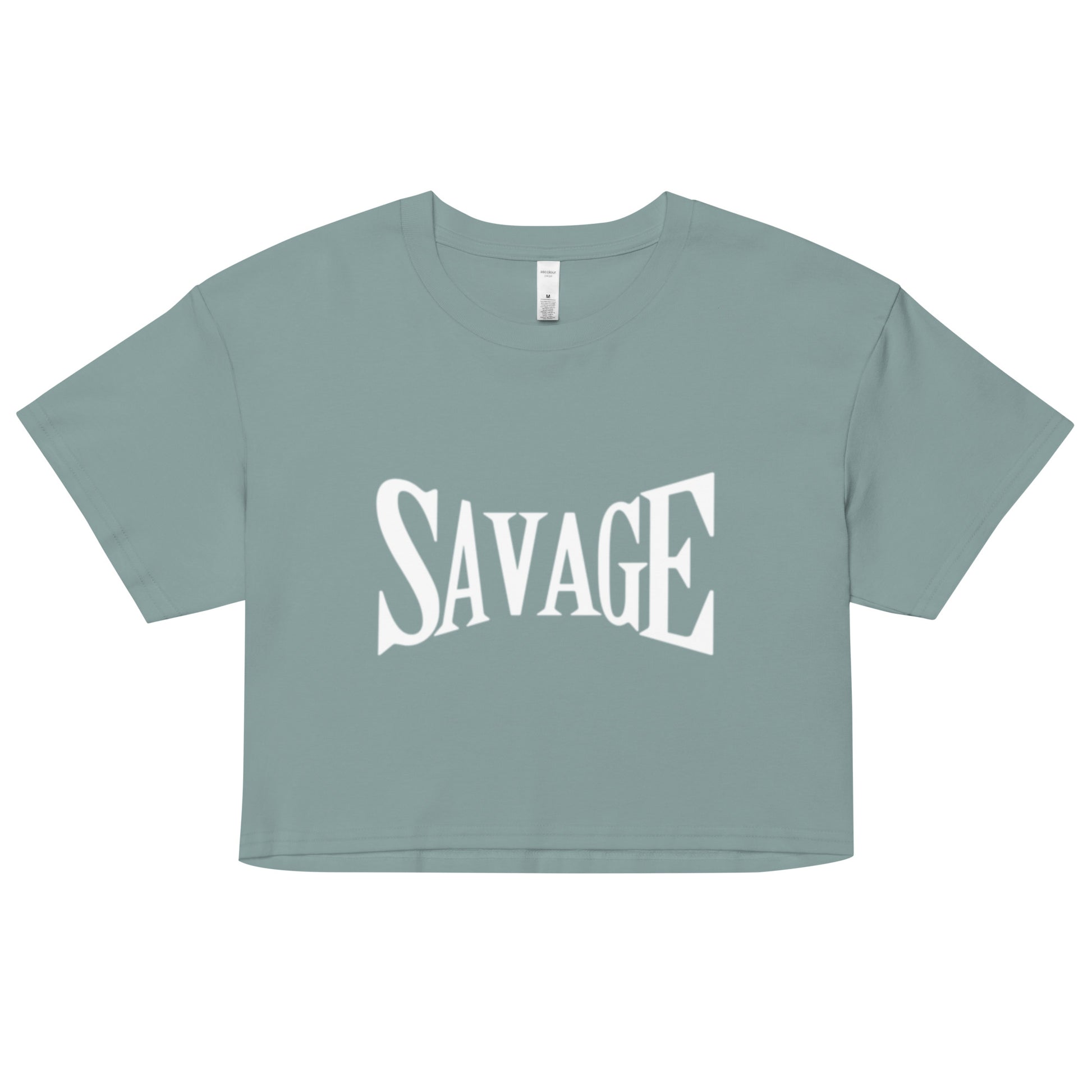 Official Savage 100% Cotton Crop Tee - Pretty Junkie Apparel