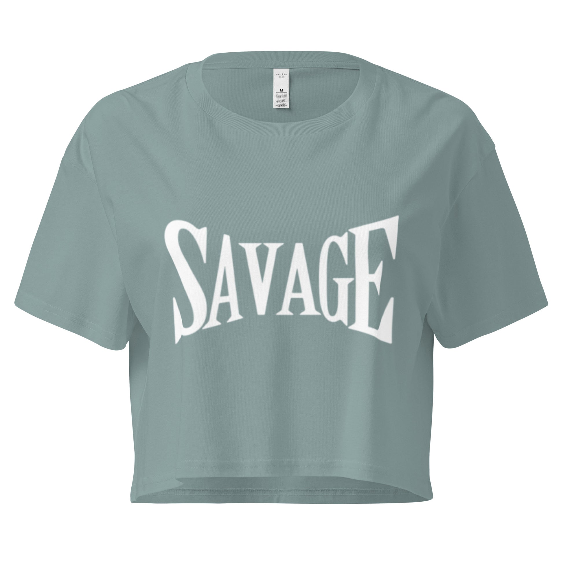 Official Savage 100% Cotton Crop Tee - Pretty Junkie Apparel